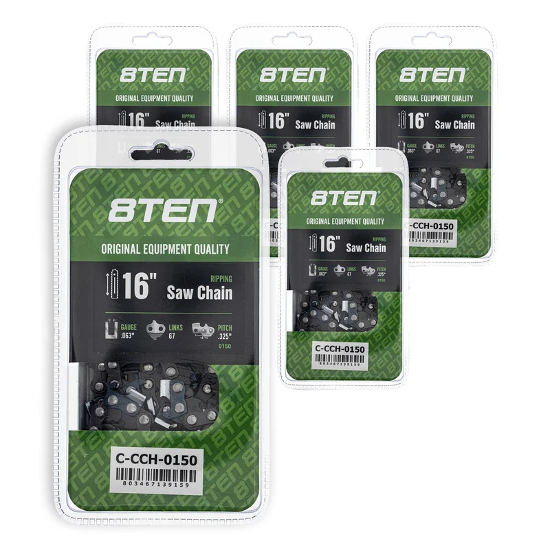 Chainsaw Chain 16 Inch .063 .325 67DL For Husqvarna Stihl 22LPX067G 22BPX067G 22LGX067G 36390050067 | 5-PACK