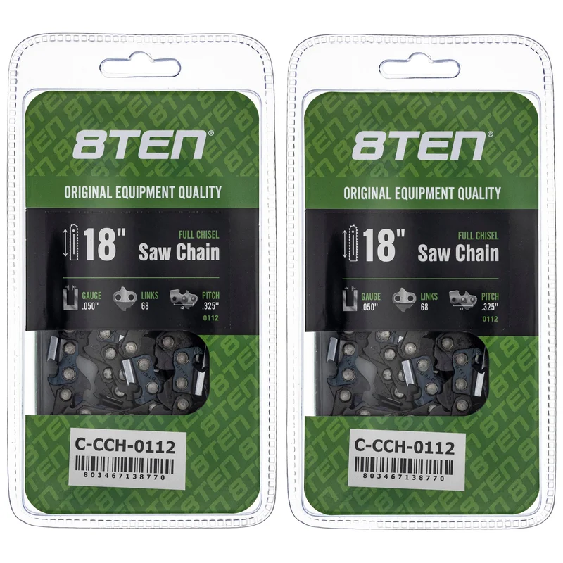 Chainsaw Chain 18 Inch .050 .325 68DL For Stihl Oregon 23RS68E 20LGX068G 20LPX068G 36370050068 | 2-PACK