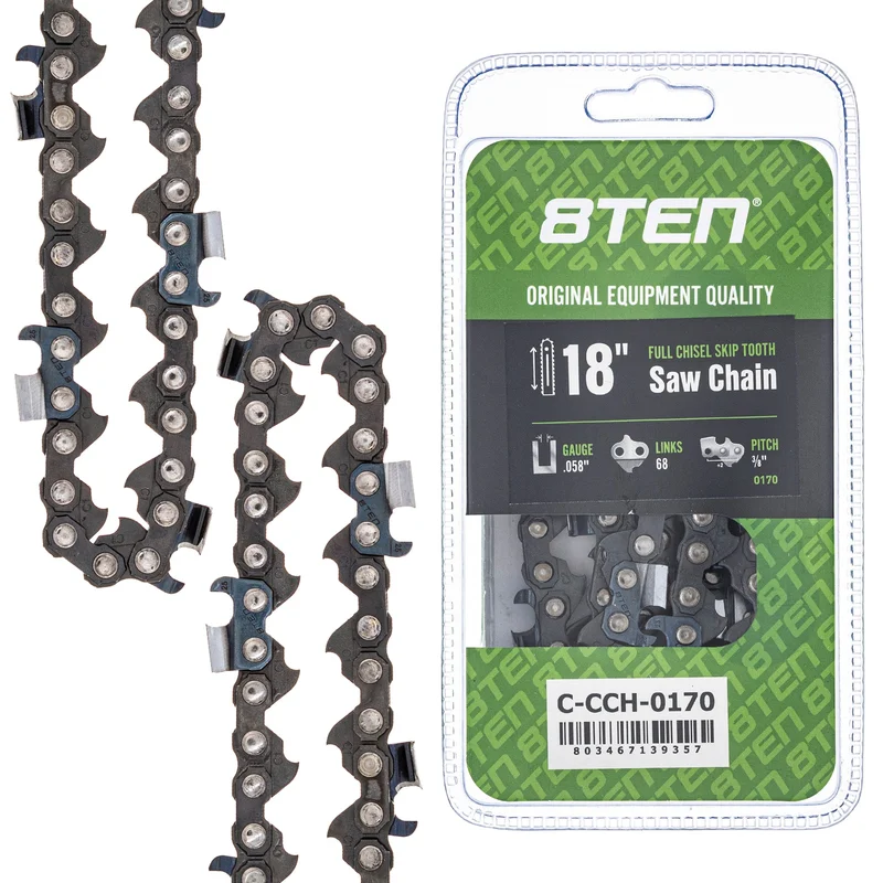 Chainsaw Chain 18 Inch .058 3/8 68DL For Husqvarna Poulan Jonsered Solo Partner Efco Dolmar