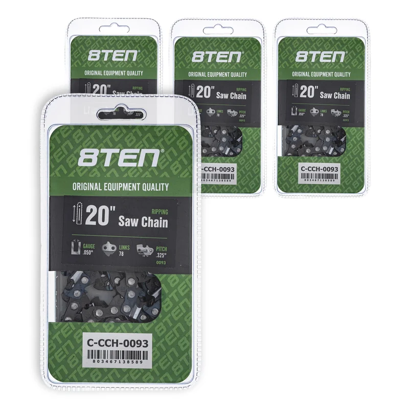 Chainsaw Chain 20 Inch .050 .325 78DL For Echo 20BPX078G 20BPX78CQ 501840978 581643678 20LPX78CQ | 4-PACK
