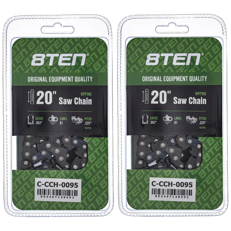 Chainsaw Chain 20 Inch .063 .325 81DL For Stihl Oregon 22BPX081G 22LPX081G 26RM381 26RSC81 22LGX081G | 2-PACK