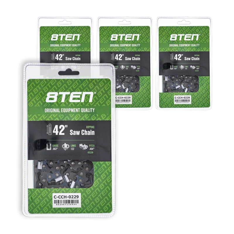 Chainsaw Chain 42 Inch .063 .404 122DL For Stihl 27X122G 68JX122G 46RSK102 | 4-PACK