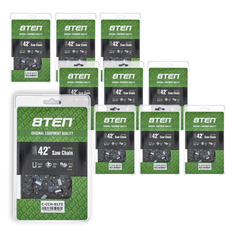 Chainsaw Chain 42 Inch .063 .404 123DL For Stihl 46RM123 | 10-PACK