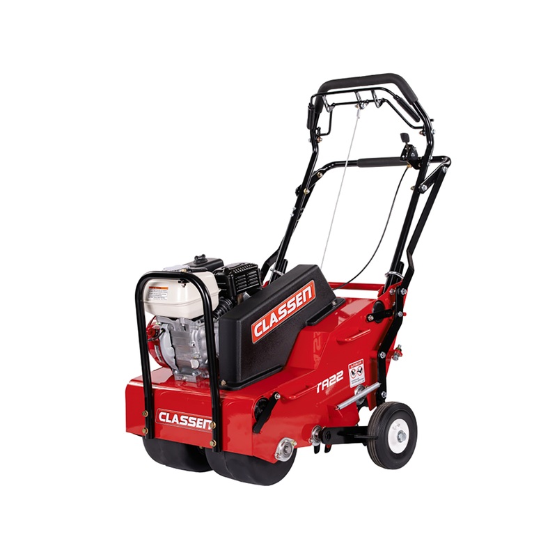 Classen TA22H 21 Steerable, Split Drum, Folding Handle Aerator Honda GX120