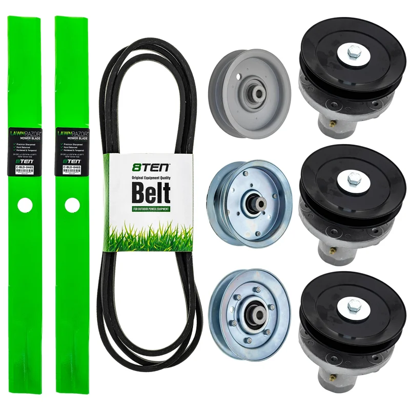 Deck Rebuild Kit Blade Spindle Belt Idler for Snapper SPX2542 42-Inch