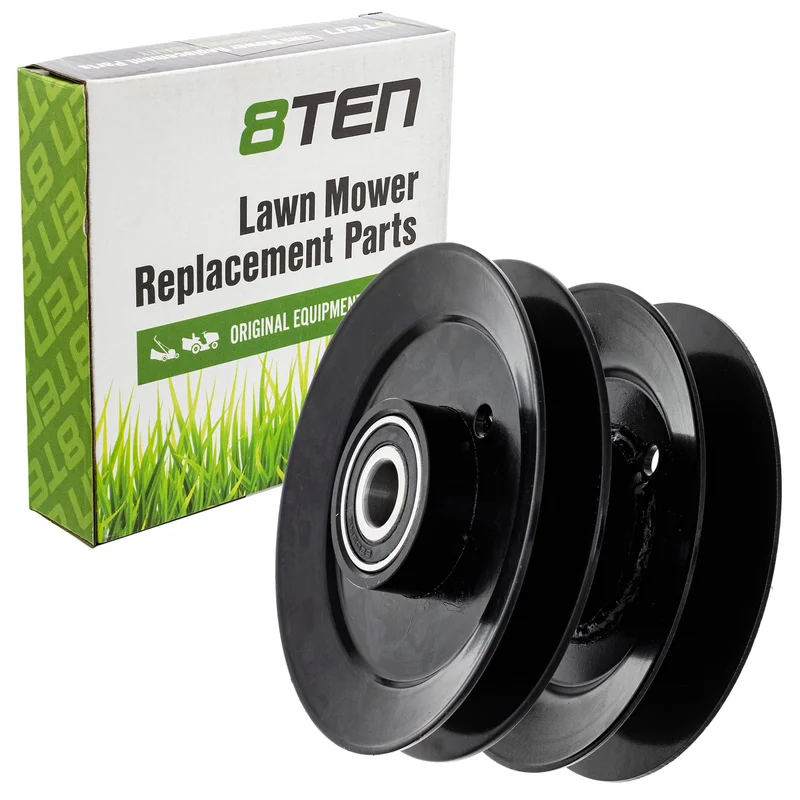Deck Spindle Double Pulley For MTD Ranch King Huskee 756-0638