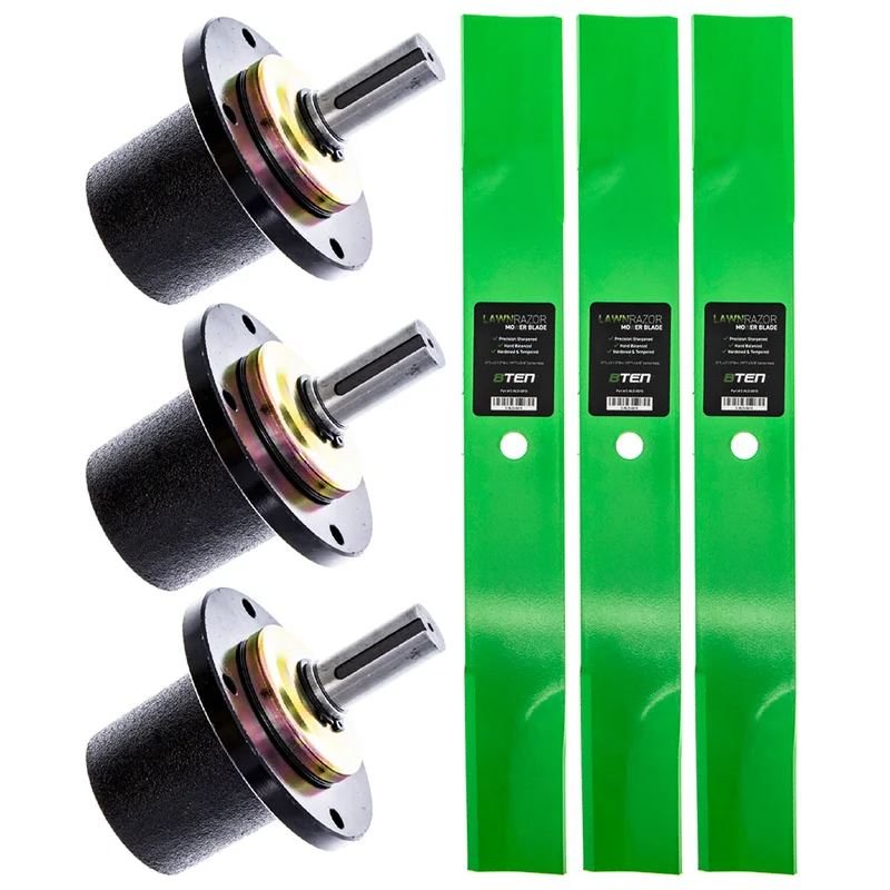 Deck Spindle & Mower Blade Kit For Schiller Great Dane Scag MK1002063