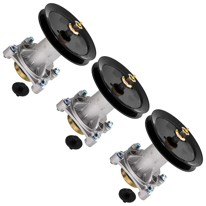 Deck Spindle Set For Husqvarna Poulan Pro Statesman 187292 532187292 587125401 587820301 539112057 | 3-PACK