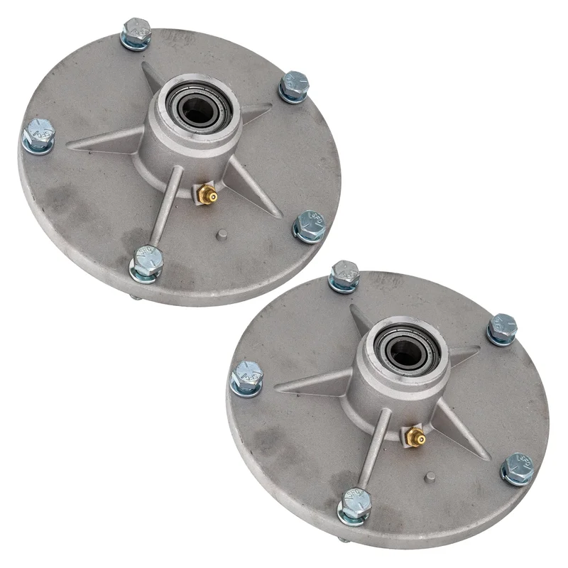 Deck Spindle Set For Poulan 92574 492574 492574MA 20551 90905 24385 24384 424384 | 2-PACK