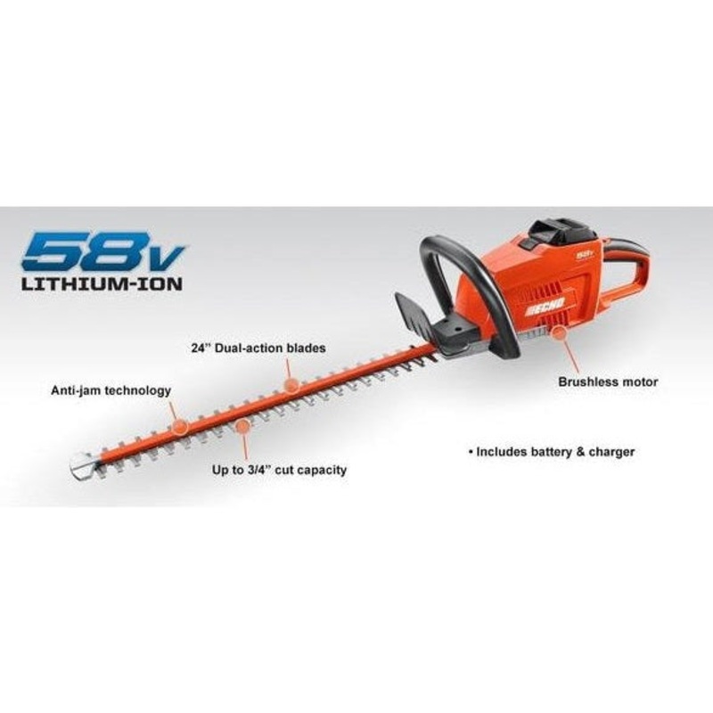 Echo 58v Hedge Trimmer Wah Batter CHT58V2AH