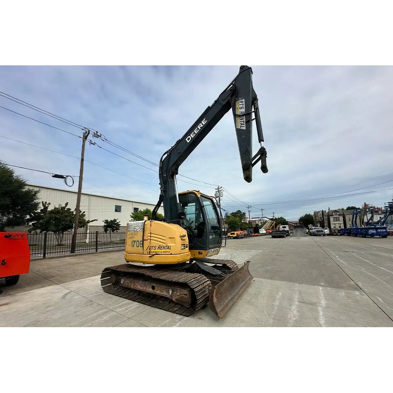 Excavator John Deere 75G, Steel Track