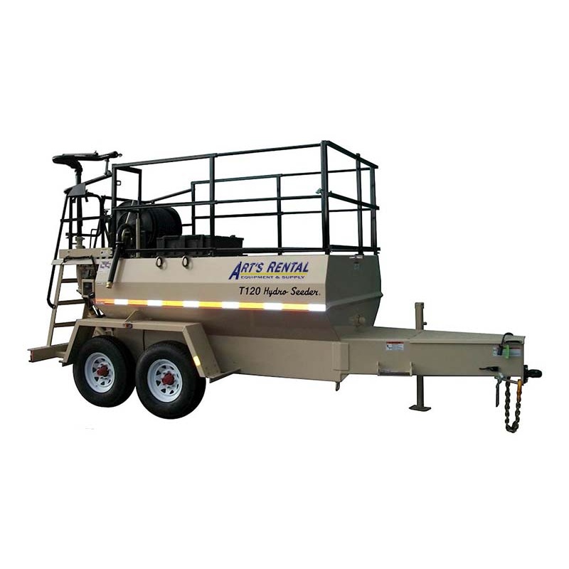 Finn T120 Hydroseeder with trailer
