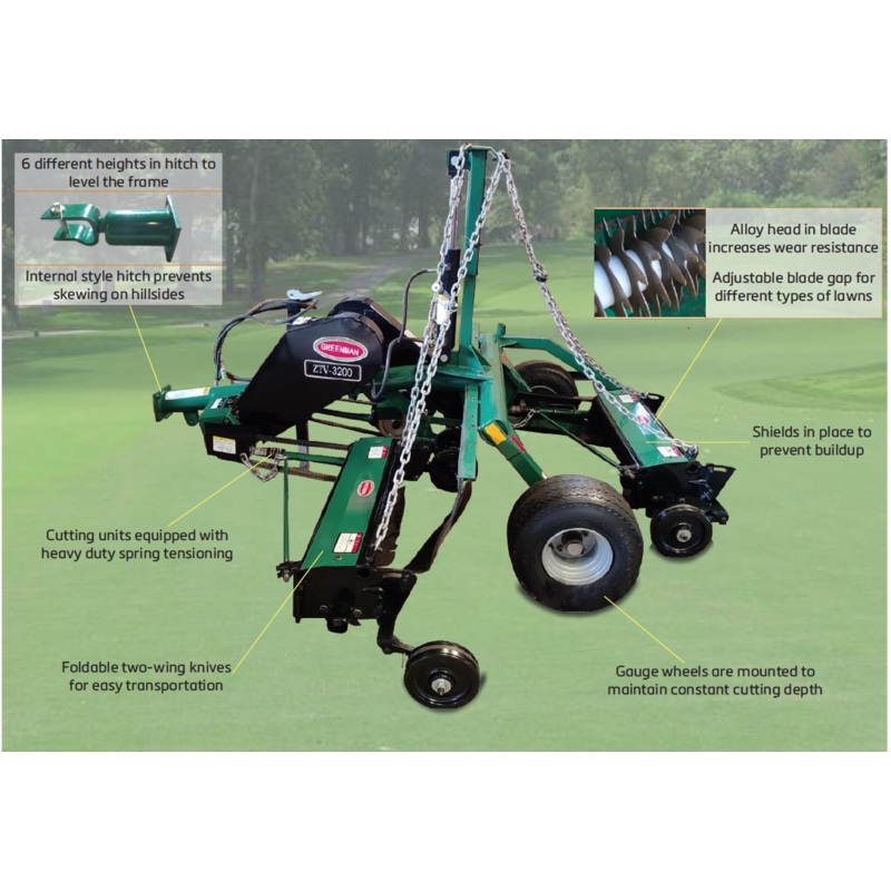 Greenman Fairway Verticutter