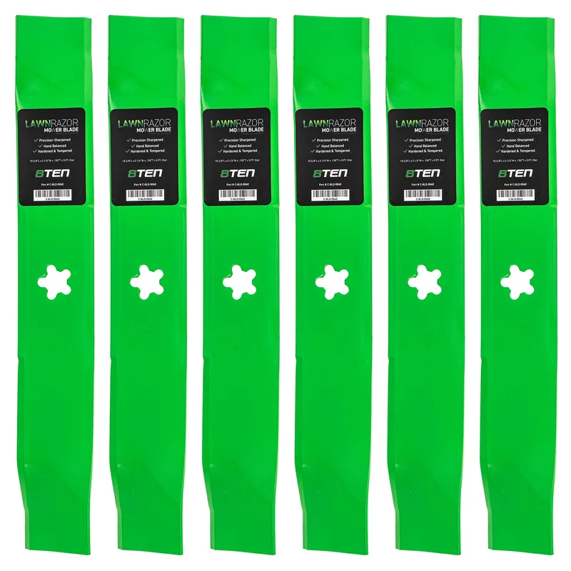 LawnRAZOR High Lift Blade For AYP Poulan Pro Husqvarna 170698 152443 176084 163819 145708 157033 | 6-PACK
