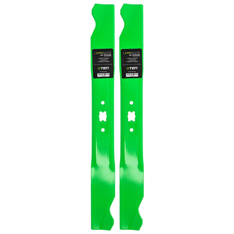 LawnRAZOR High Lift Blade For Craftsman Cub Cadet Columbia 742-0741 942-0741A 942-0741 01002810 | 2-PACK