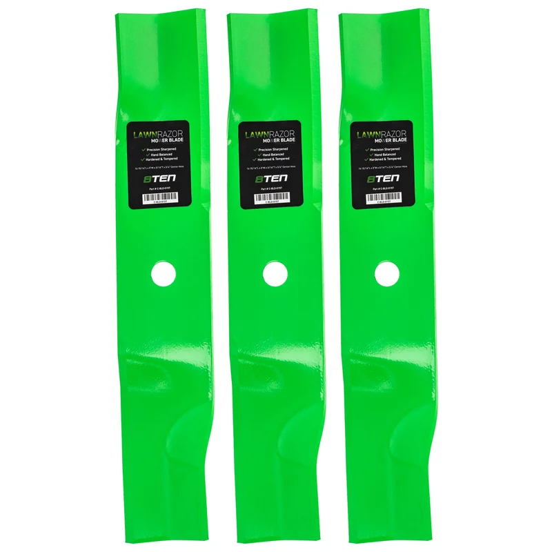 LawnRAZOR High Lift Blade For Cub Cadet Craftsman DeWalt 942-04417 02005017 1005336 01005336 | 3-PACK