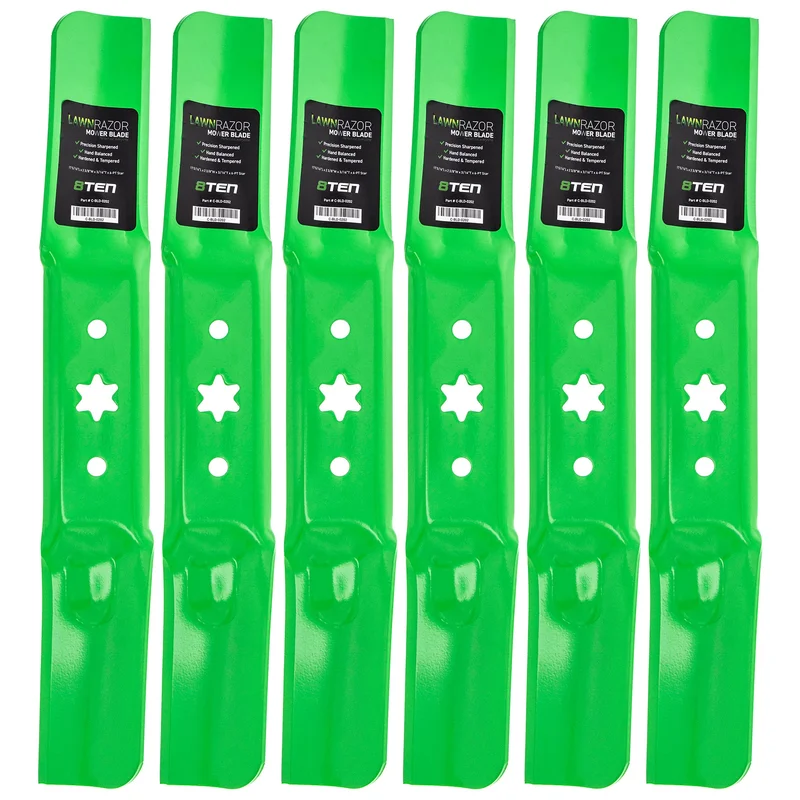 LawnRAZOR High Lift Blade For Cub Cadet Troy-Bilt Craftsman 742-05052A 942-05052A 490-110-C155 | 6-PACK