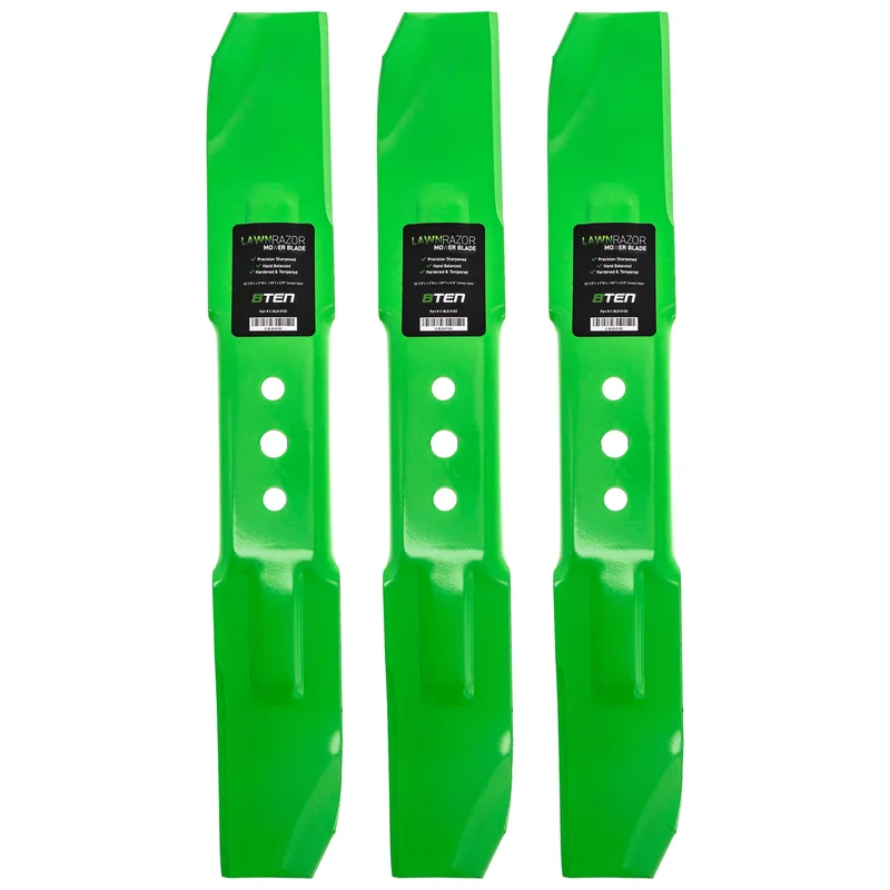 LawnRAZOR High Lift Blade For Lawn-Boy John Deere Toro 612543-03 611240 612543 PT14764 PT7132 684380 | 3-PACK