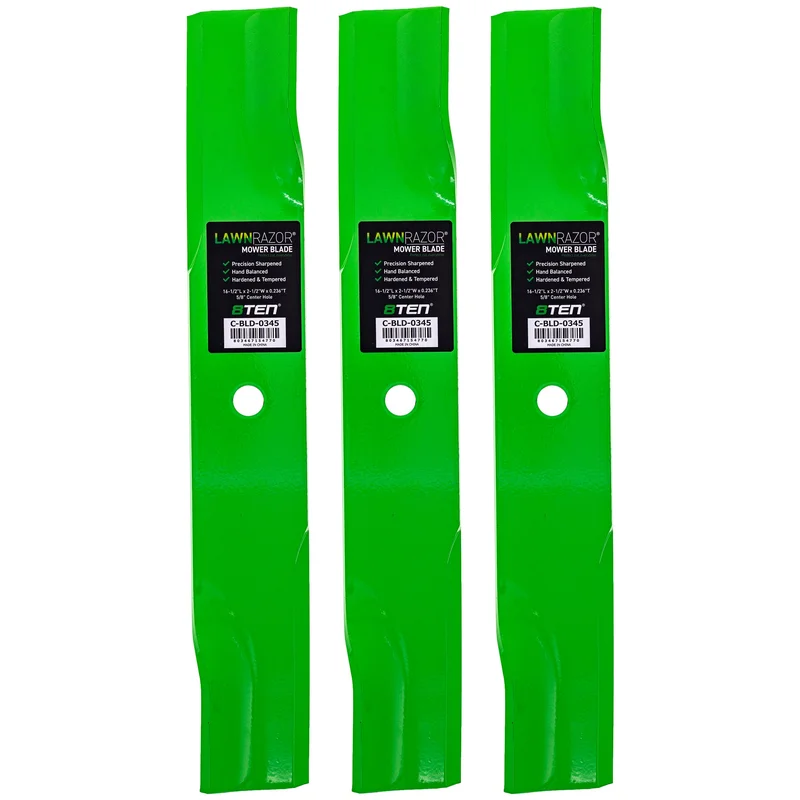 LawnRAZOR High Lift Blade For Scag 482450 | 3-PACK