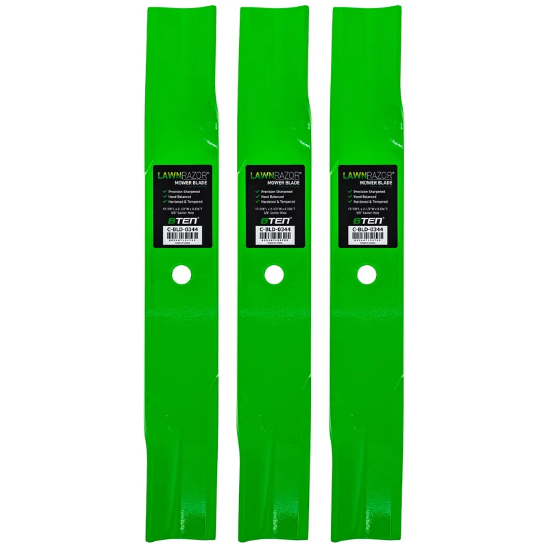 LawnRAZOR High Lift Blade For Scag 482596 | 3-PACK