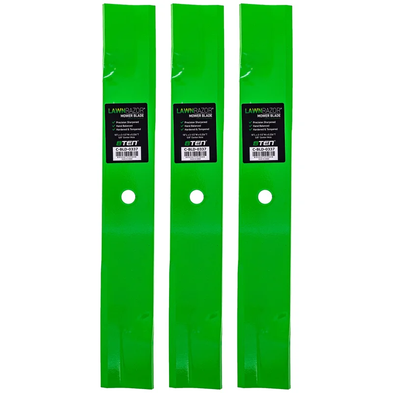 LawnRAZOR Low Lift Blade For Toro 103-2508 103-6580 1-633485 103-6580-S 105-7795-03 E633485 1-303439 | 3-PACK