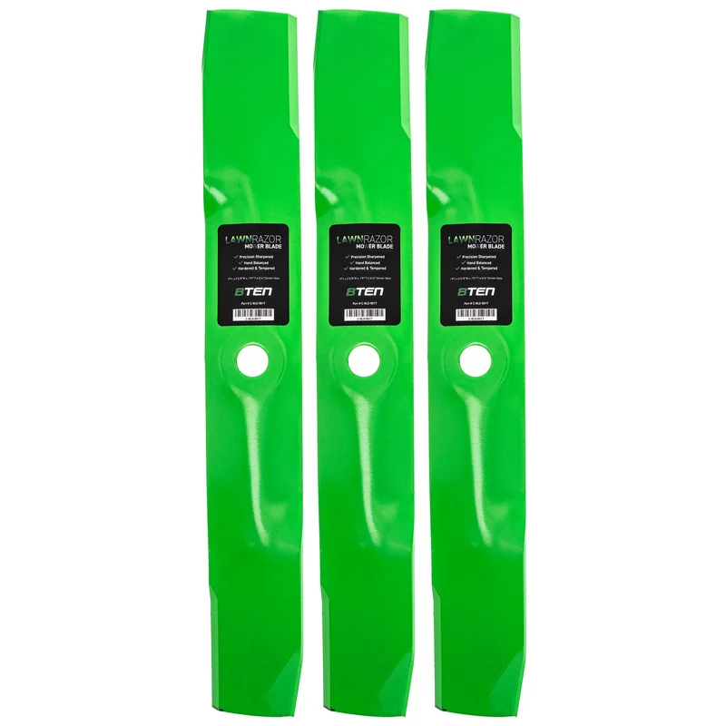 LawnRAZOR Medium Lift Blade For John Deere M143520 UC22010 | 3-PACK