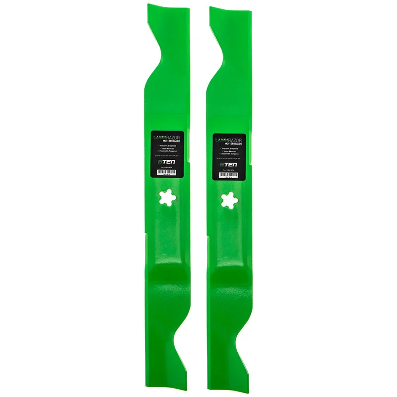 LawnRAZOR Notched High Lift Blade For Husqvarna Poulan Pro Jonsered 532405380 405380 403107 | 2-PACK