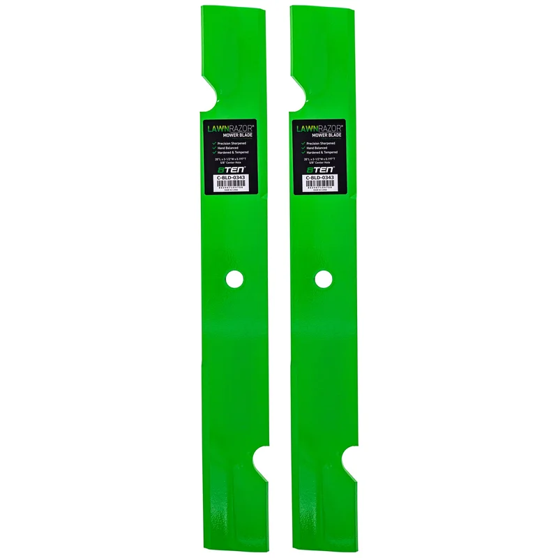 LawnRAZOR Notched High Lift Blade For Scag 482129 | 2-PACK