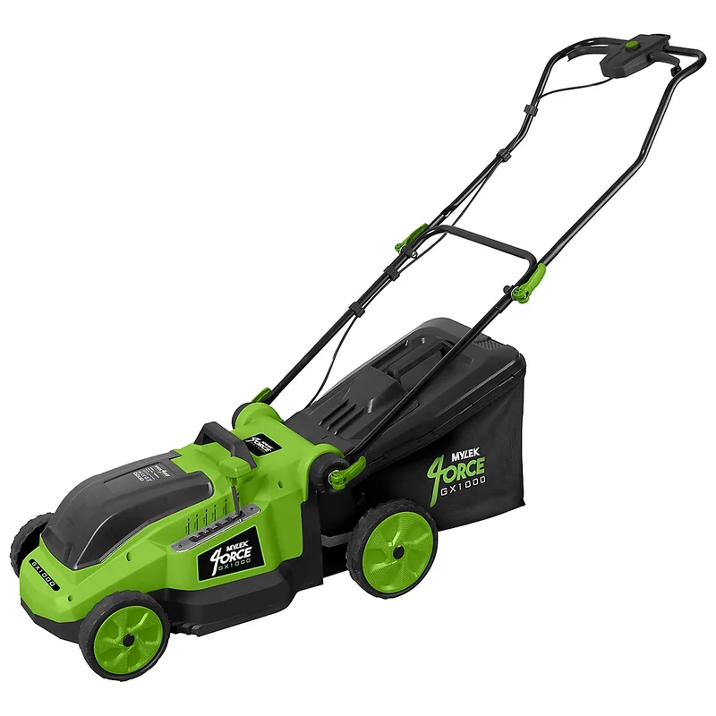 MYLEK Cordless Lawnmower Brushless 40V And Mulcher 4000mAh Li Ion Batteries Cuts Up to 500m