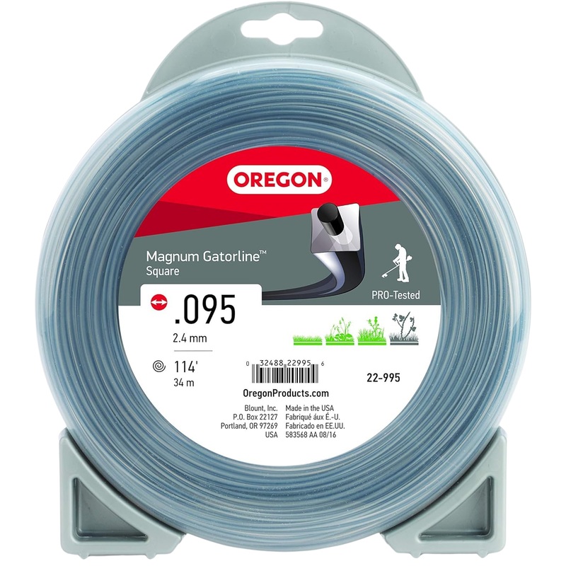 Oregon Square Magnum Gatorline Trimmer Line .095 DIA 22-995