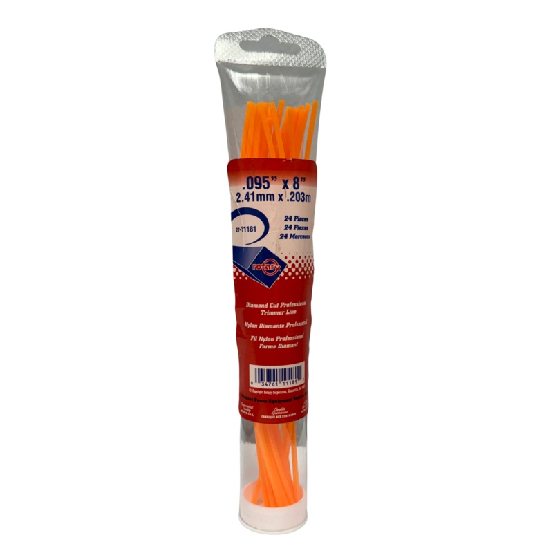 Rotary Diamond Shape Trimmer Line .095 diam 24pk - 11181