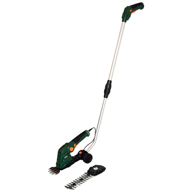 Scotts 6.5" Hedge Blade / 4" Shear 7.2V 2Ah Lithium Shrub Sheer with Pole