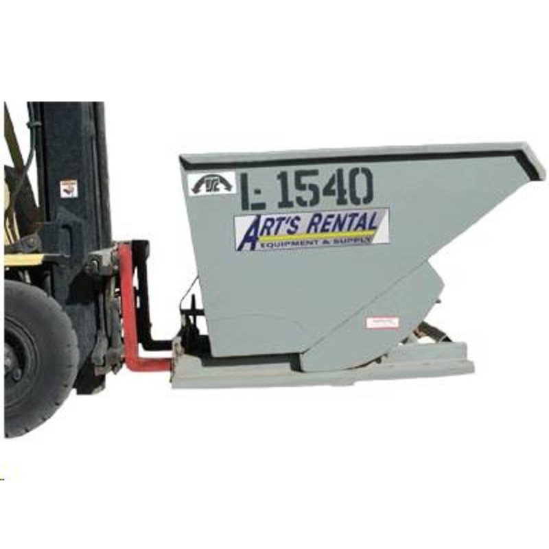 Self-Dumping Hopper 1-Yard for Forklift (Trash Only)