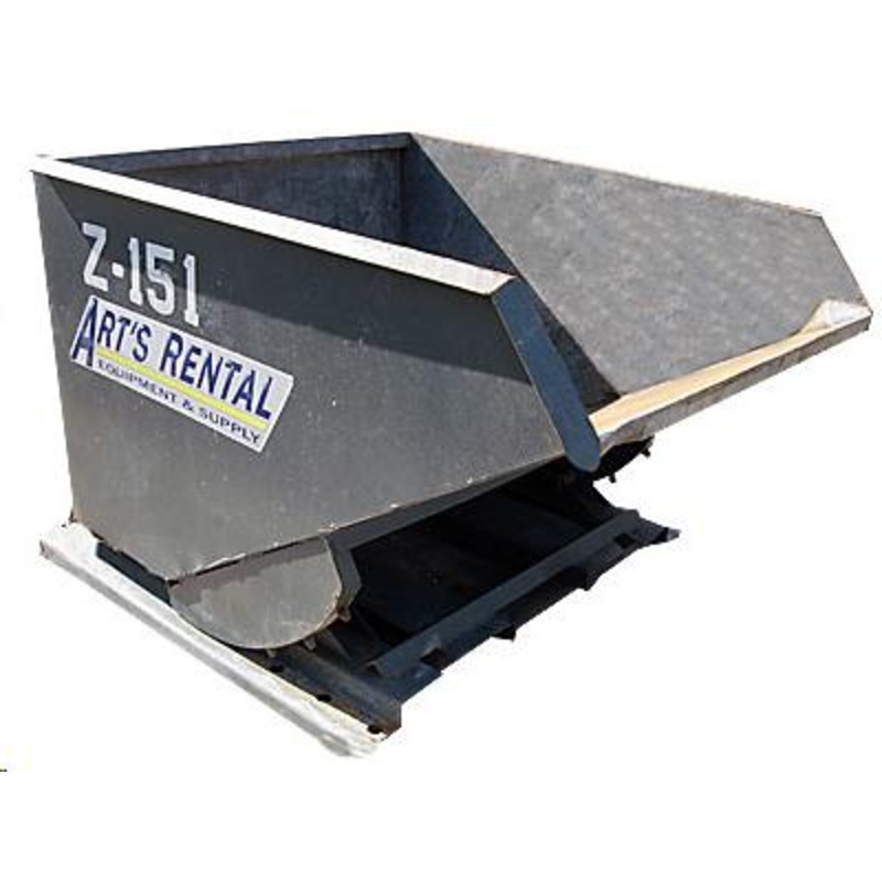 Self-Dumping Hopper 2-Yard for Forklift (Trash Only)