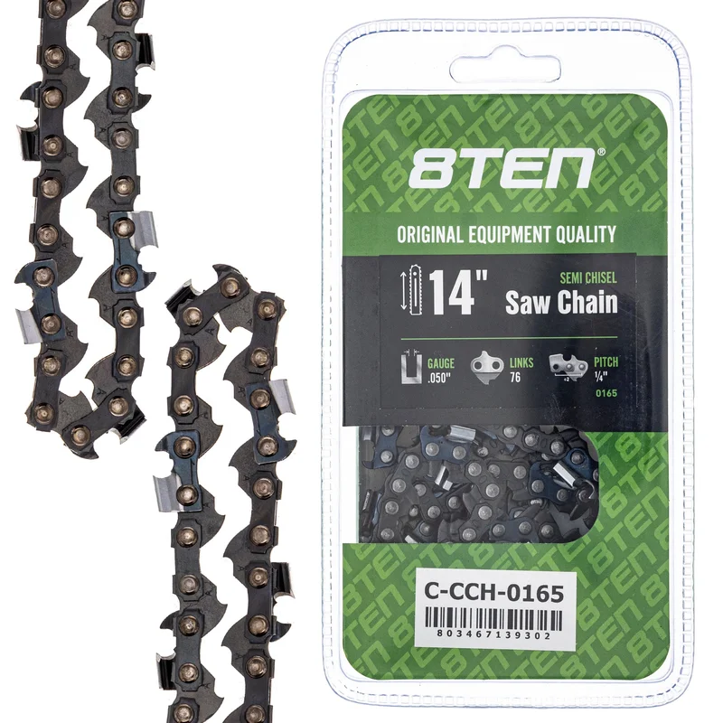 Semi Chisel Chainsaw Chain 14 Inch .050 1/4 76DL