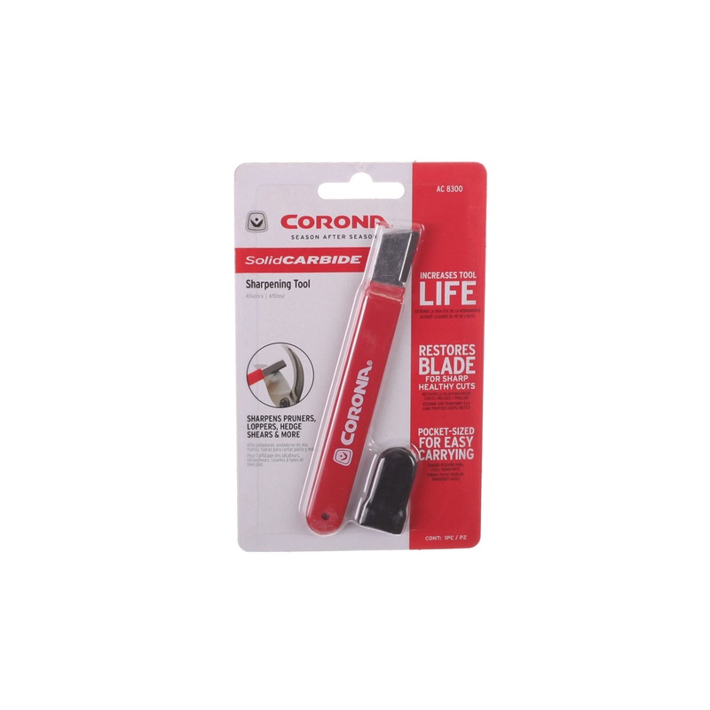Sharpening Tool - Conveniently sized sharpening tool with carbide tip fits into
