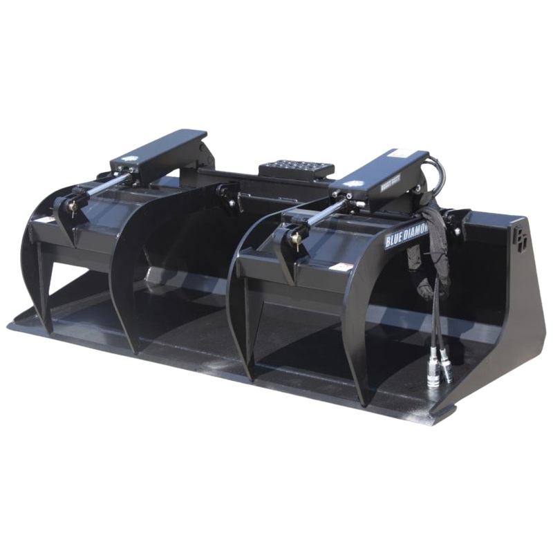 Skid Steer Grapple Bucket Attachment Rental