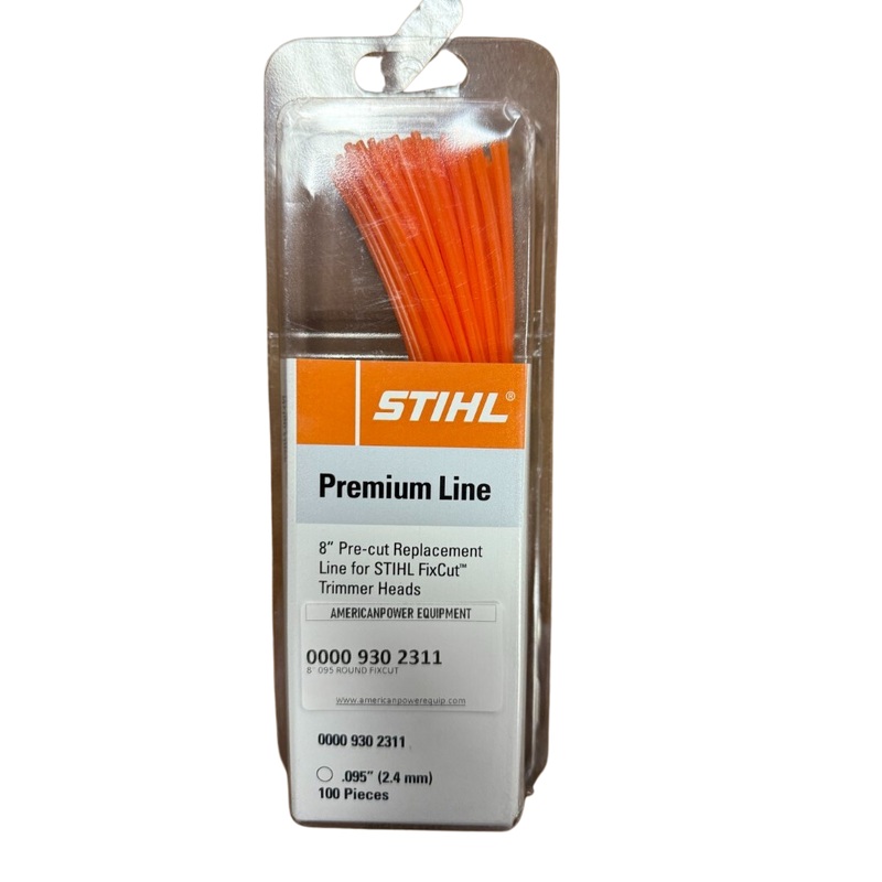 Stihl .095 8in Fixcut Round Trimmer Line 0000 930 2311