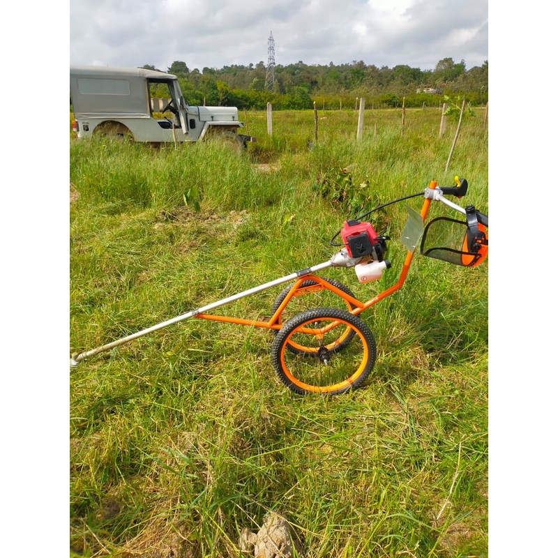 TROLLEY FOR SIDEPACK BRUSHCUTTER