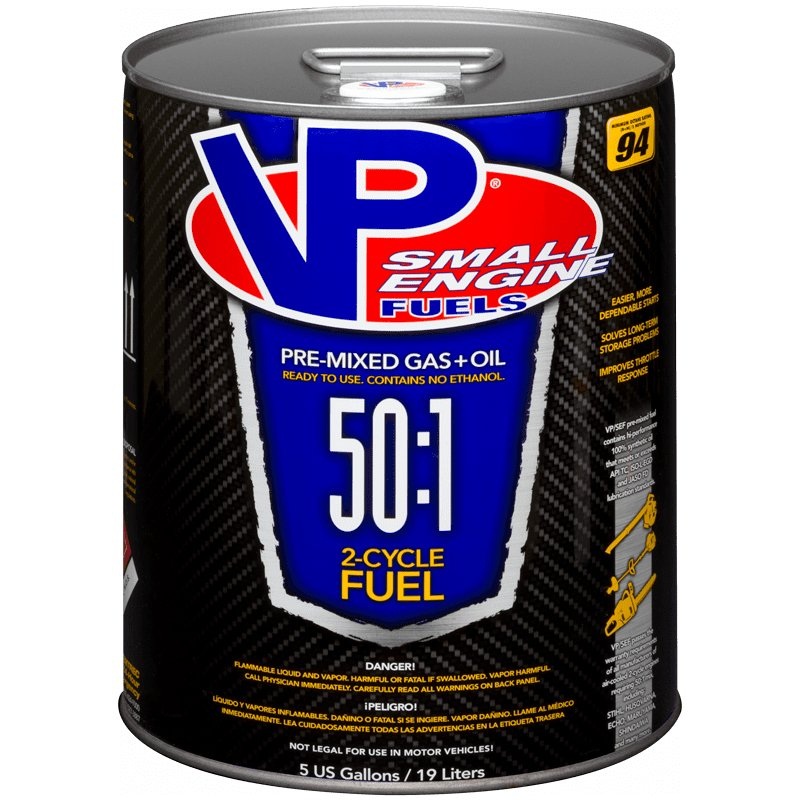 VP FUEL - 50:1 2 CYCLE Non-Ethanol Fuel - (5 GALLONS)