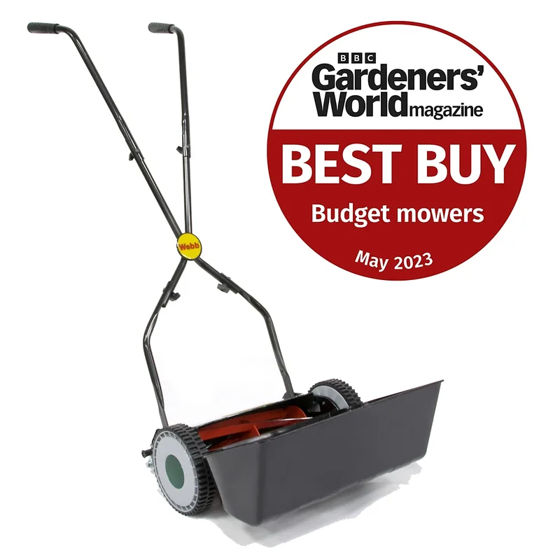 Webb WEH30 30cm (12″) Cylinder Autoset Sidewheel Manual Lawnmower