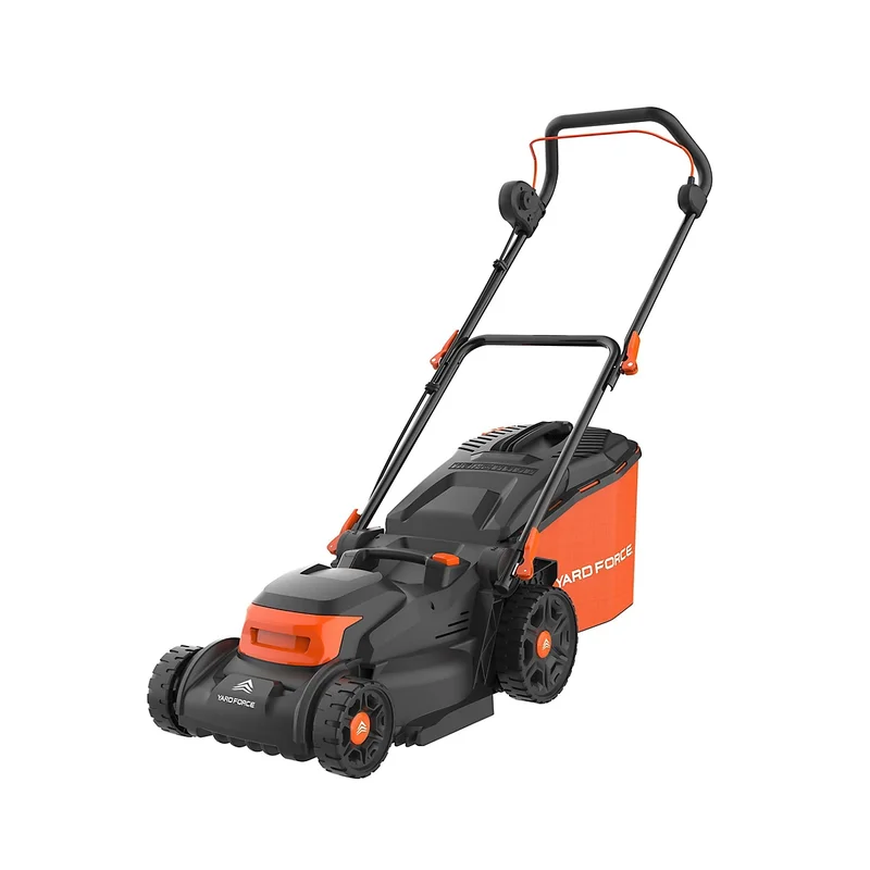 Yard Force 1600W 37cm Electric Lawnmower with 40L Grass Bag and Rear Roller – EM N37B